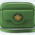 Versace Mint Green Calf Leather Camera Shoulder Bag