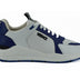 Versace Blue and White Calf Leather Sneakers