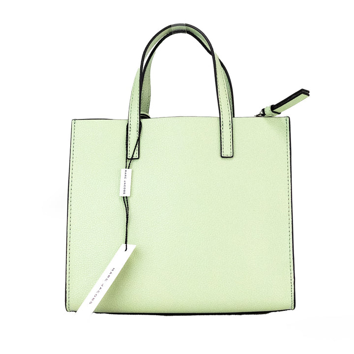 Marc Jacobs Jacobs Mini Grind Mint Green Pebbled Leather Crossbody Tote Handbag Purse