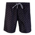 Philipp Plein Printed Black Boxer Swim Short