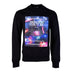 Versace Jeans Black Cotton Galaxy Sweatshirt