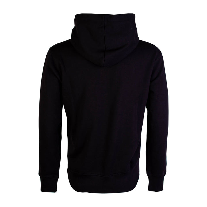 Versace Jeans Black Cotton Zipped Sweatshirt