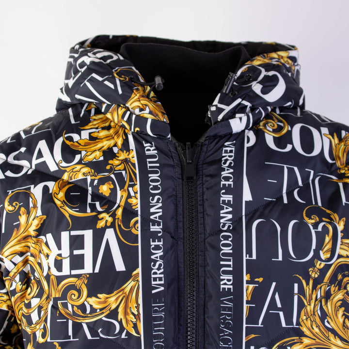 Versace Jeans Baroque Polyester Reversible Jacket