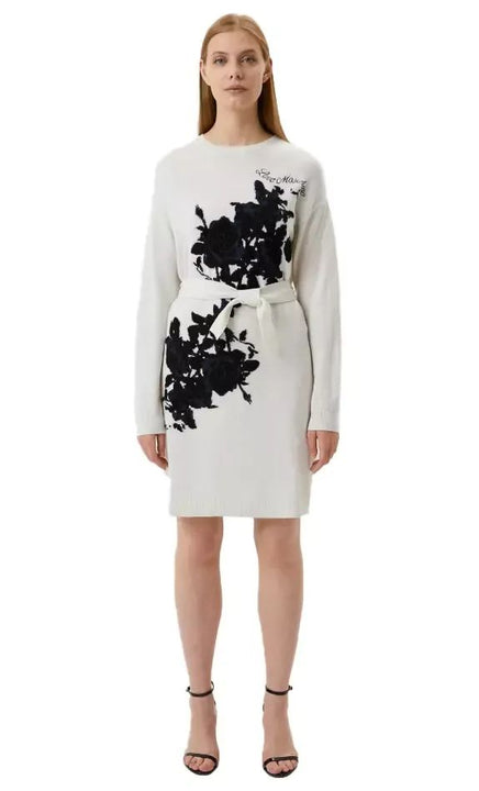 Love Moschino White Polyamide Dress