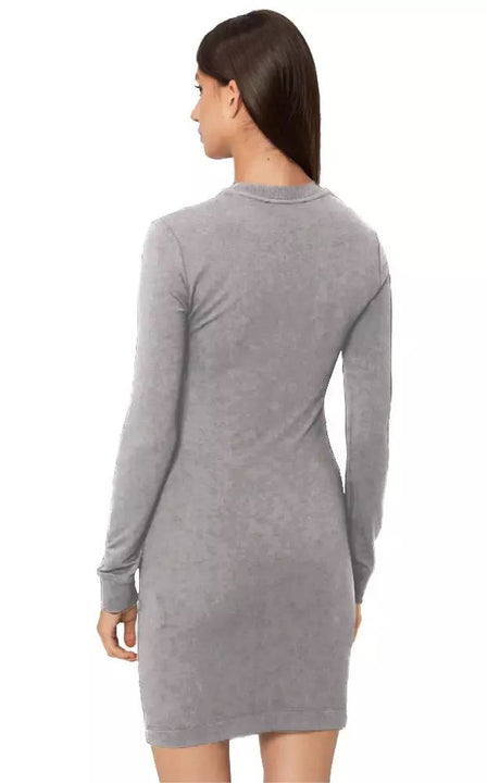 Love Moschino Gray Cotton Dress