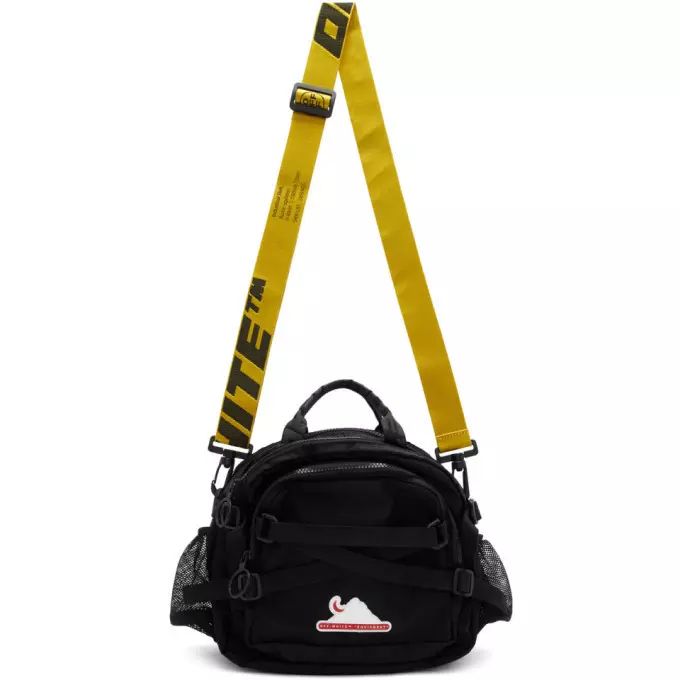 Off-White Black Polyamide Messenger Bag