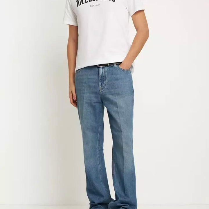 Valentino White Cotton T-Shirt