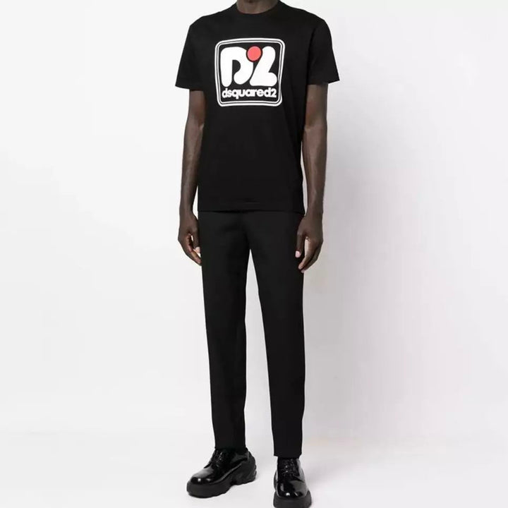 Dsquared² Black Cotton T-Shirt