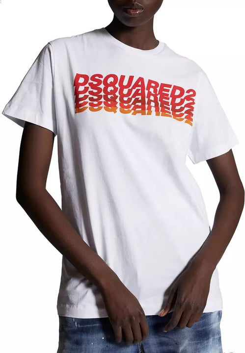 Dsquared² White Cotton T-Shirt