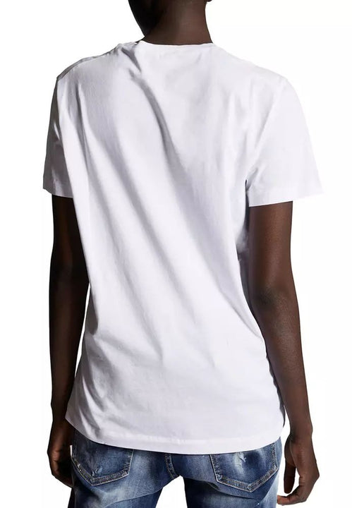 Dsquared² White Cotton T-Shirt