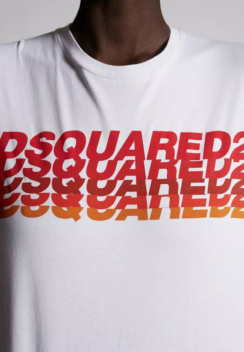 Dsquared² White Cotton T-Shirt