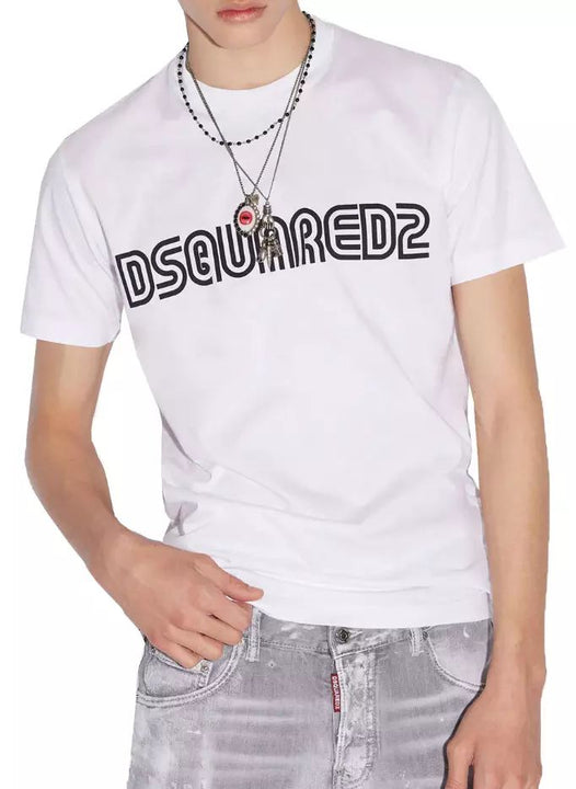 Dsquared² White Cotton T-Shirt