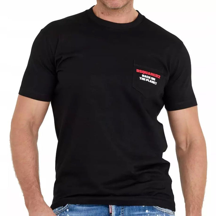 Dsquared² Black Cotton T-Shirt