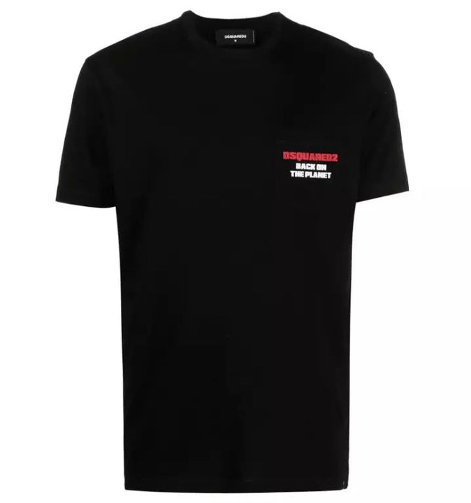 Dsquared² Black Cotton T-Shirt