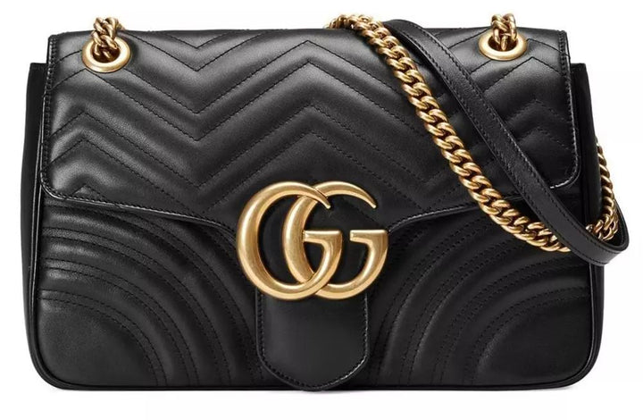 Gucci Black Leather Handbag