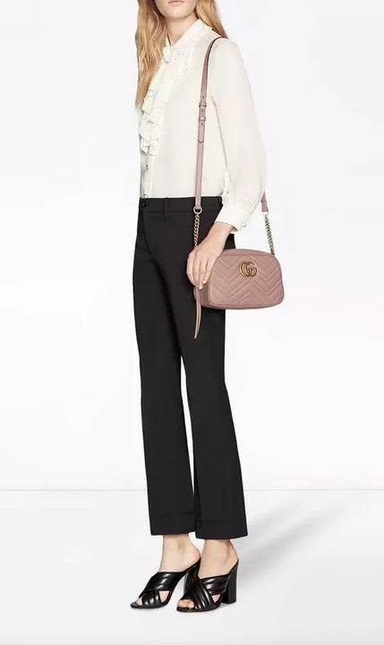 Gucci Beige Leather Crossbody Bag