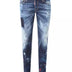 Dsquared² Blue Cotton Jeans & Pant