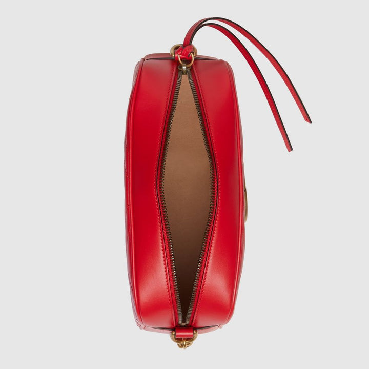 Gucci Red Leather Crossbody Bag