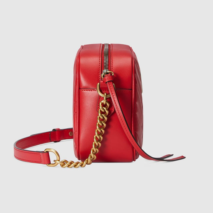 Gucci Red Leather Crossbody Bag