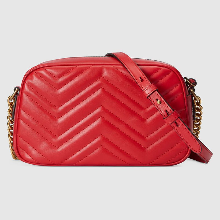 Gucci Red Leather Crossbody Bag