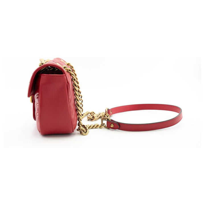 Gucci Red Leather Crossbody Bag