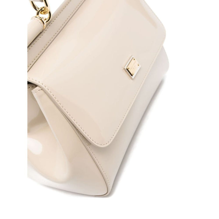 Dolce & Gabbana Beige Leather Crossbody Bag