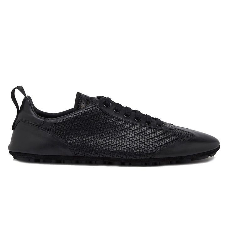 Dolce & Gabbana Black Leather Di Calfskin Formal