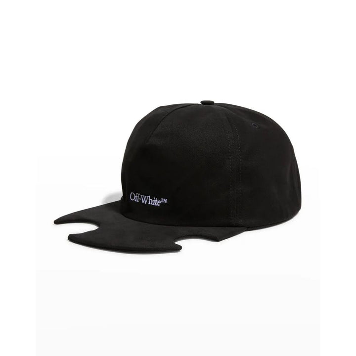 Off-White Black Cotton Hats & Cap