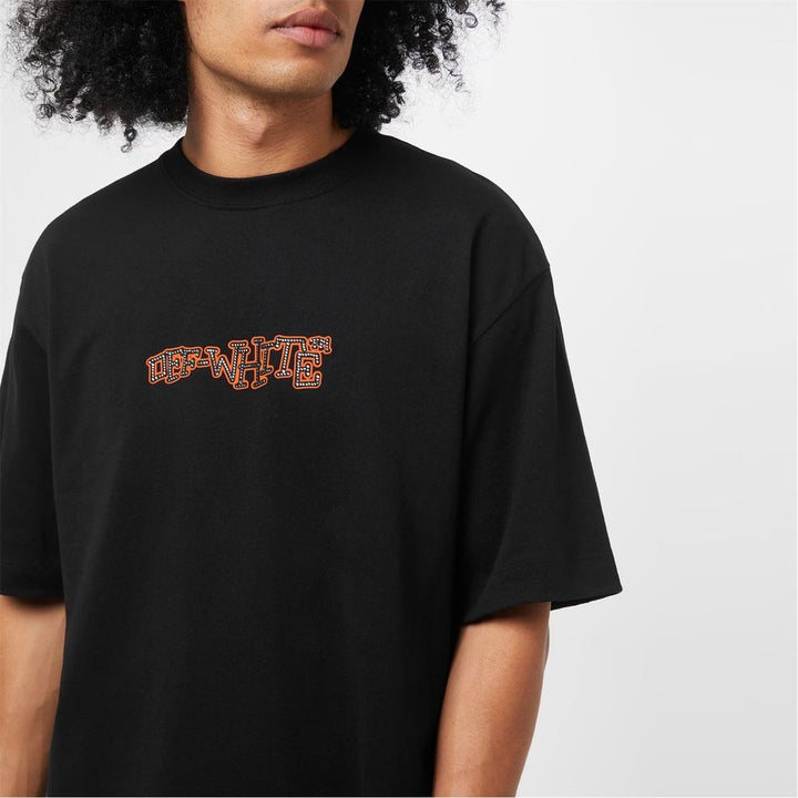 Off-White Black Cotton T-Shirt