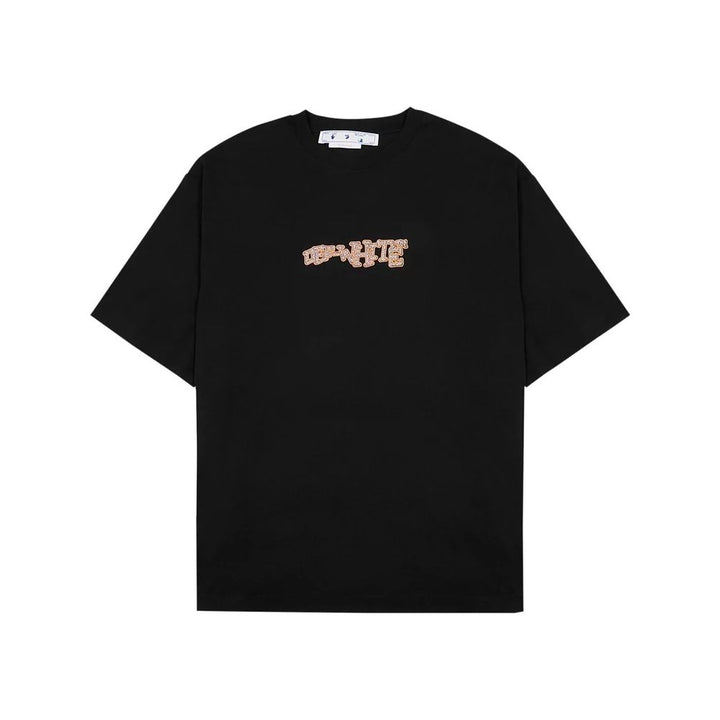 Off-White Black Cotton T-Shirt