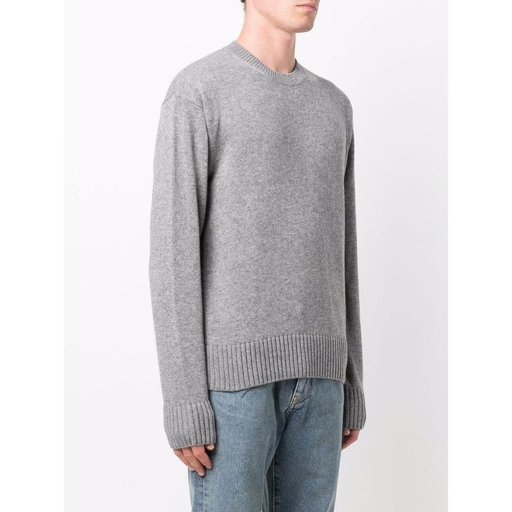 Off-White Gray Wool Sweater