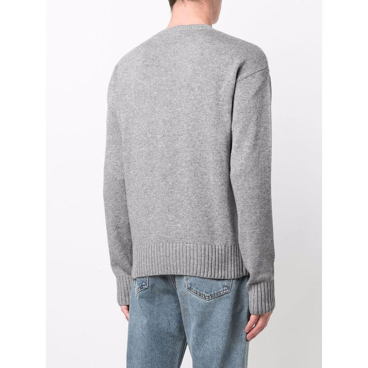 Off-White Gray Wool Sweater