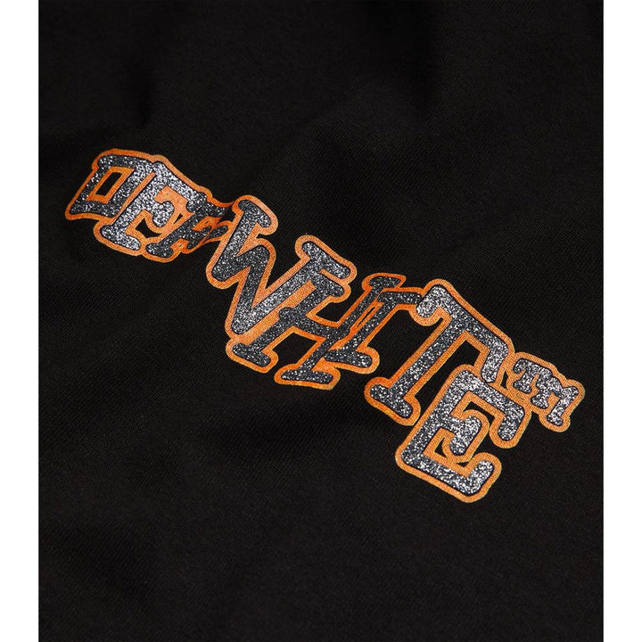 Off-White Off-White Rhinestone Cotton Tee - Black