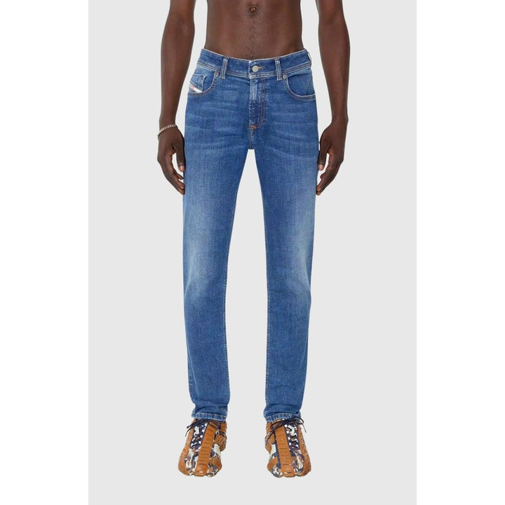 Diesel Blue Cotton Jeans & Pant