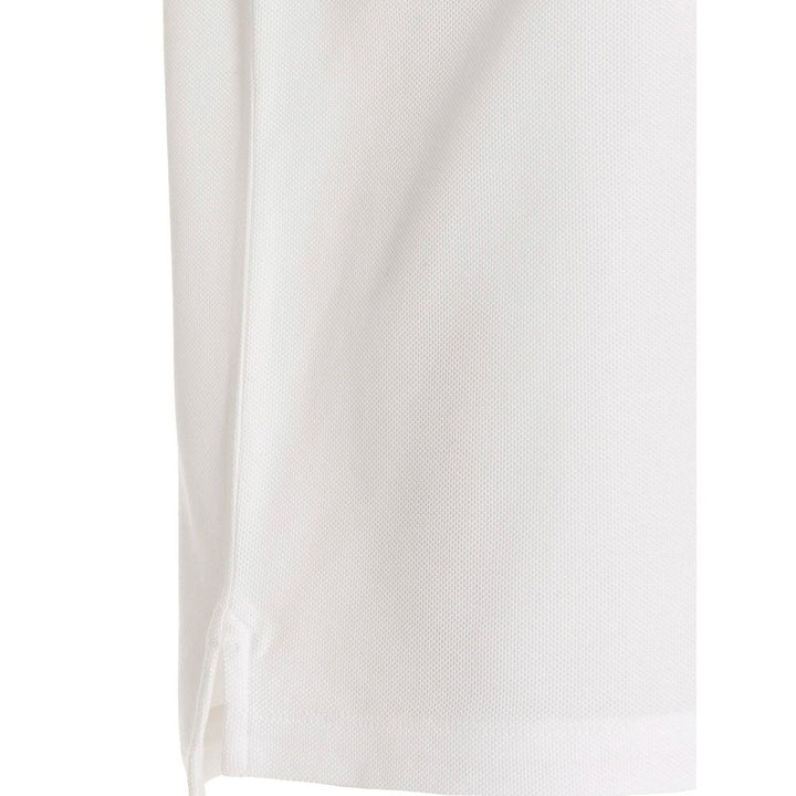 Burberry White Cotton Polo Shirt