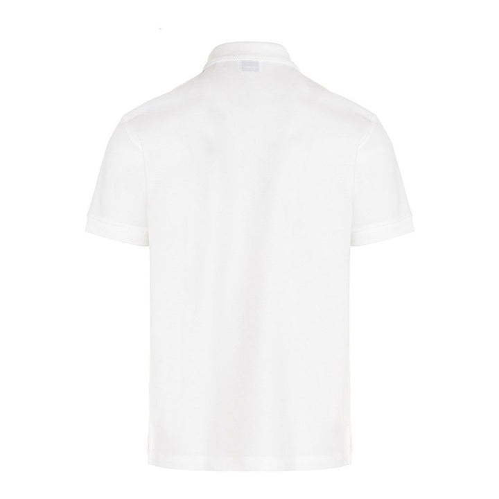 Burberry White Cotton Polo Shirt