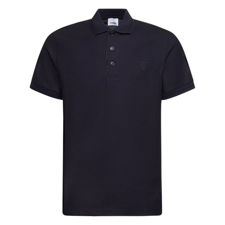 Burberry Blue Cotton Polo Shirt