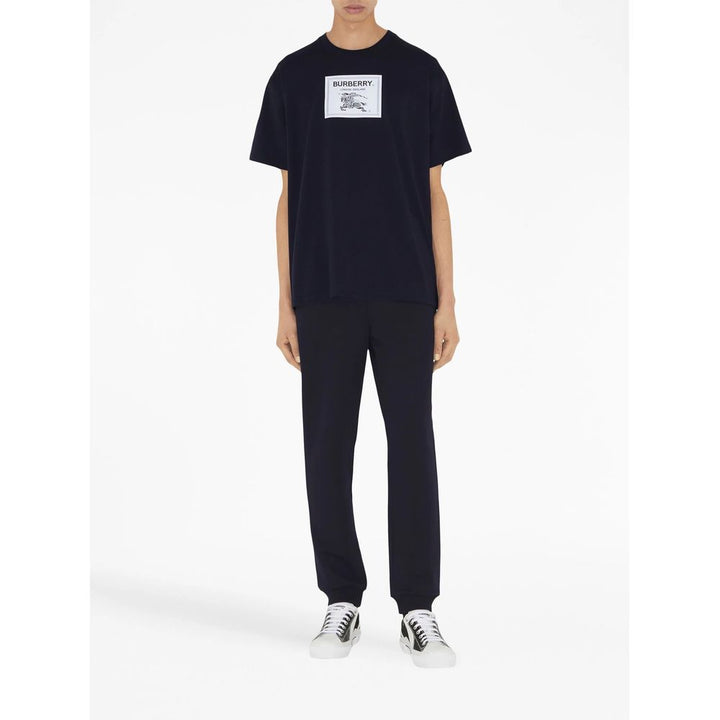 Burberry Black Cotton T-Shirt