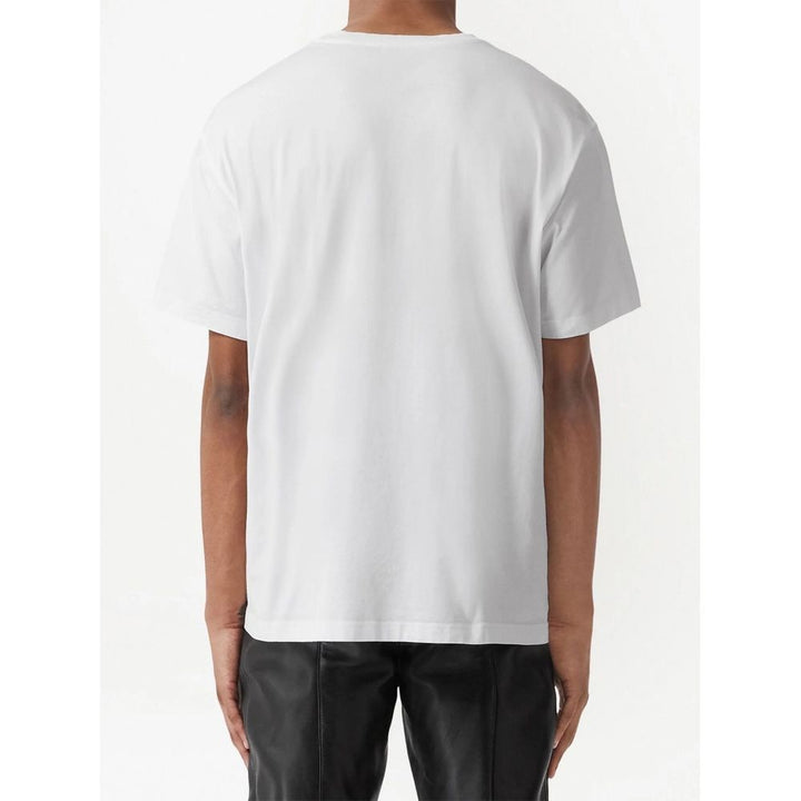 Burberry White Cotton T-Shirt