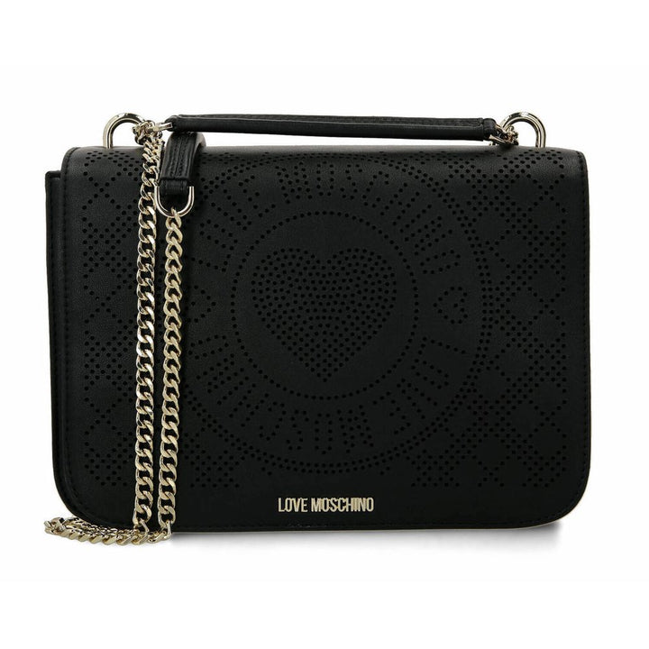 Love Moschino Black Artificial Leather Crossbody Bag