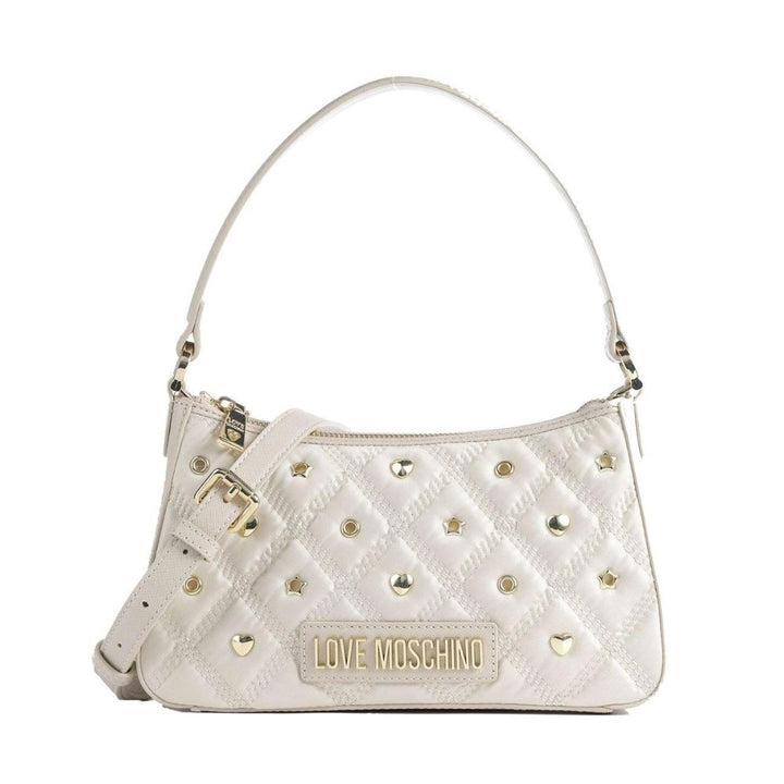 Love Moschino White Nylon Crossbody Bag