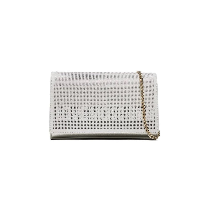 Love Moschino Gray Artificial Leather Crossbody Bag