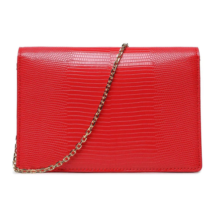 Love Moschino Red Artificial Leather Crossbody Bag