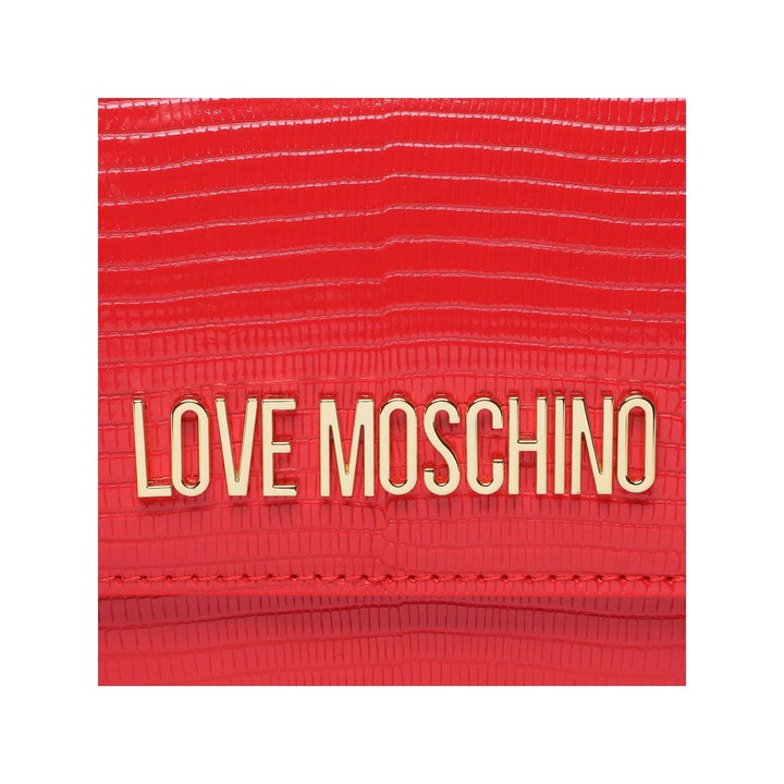 Love Moschino Red Artificial Leather Crossbody Bag