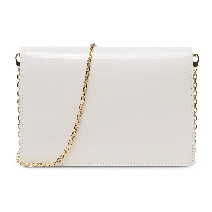 Love Moschino White Artificial Leather Crossbody Bag