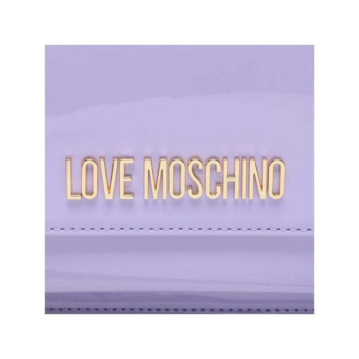 Love Moschino Purple Artificial Leather Crossbody Bag