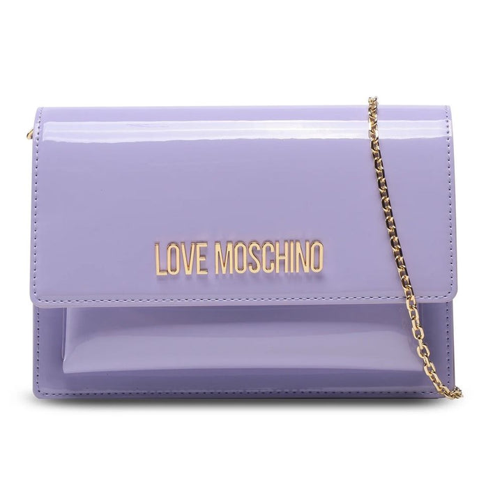 Love Moschino Purple Artificial Leather Crossbody Bag