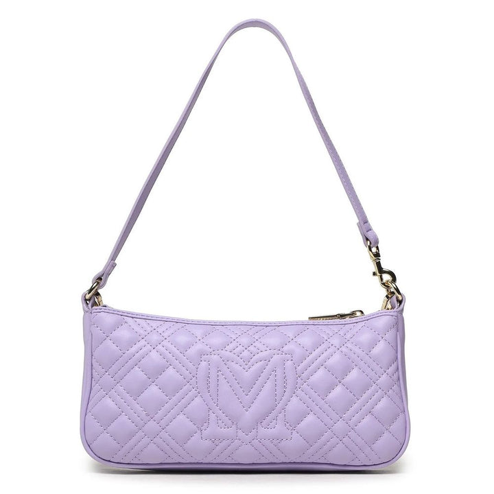 Love Moschino Purple Artificial Leather Crossbody Bag