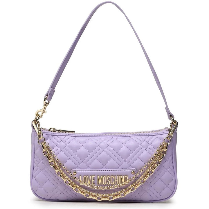 Love Moschino Purple Artificial Leather Crossbody Bag