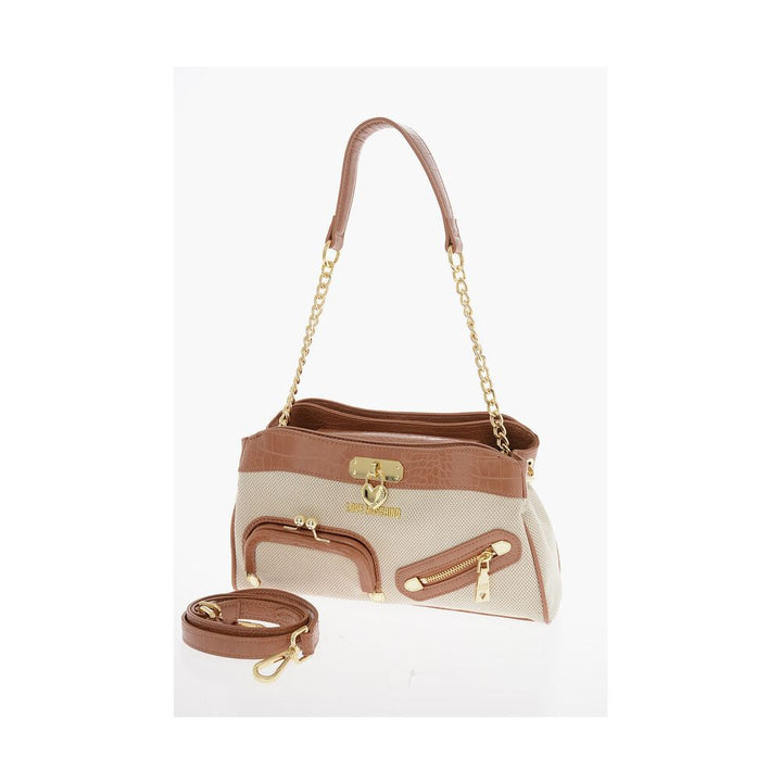 Love Moschino Brown Artificial Leather Crossbody Bag